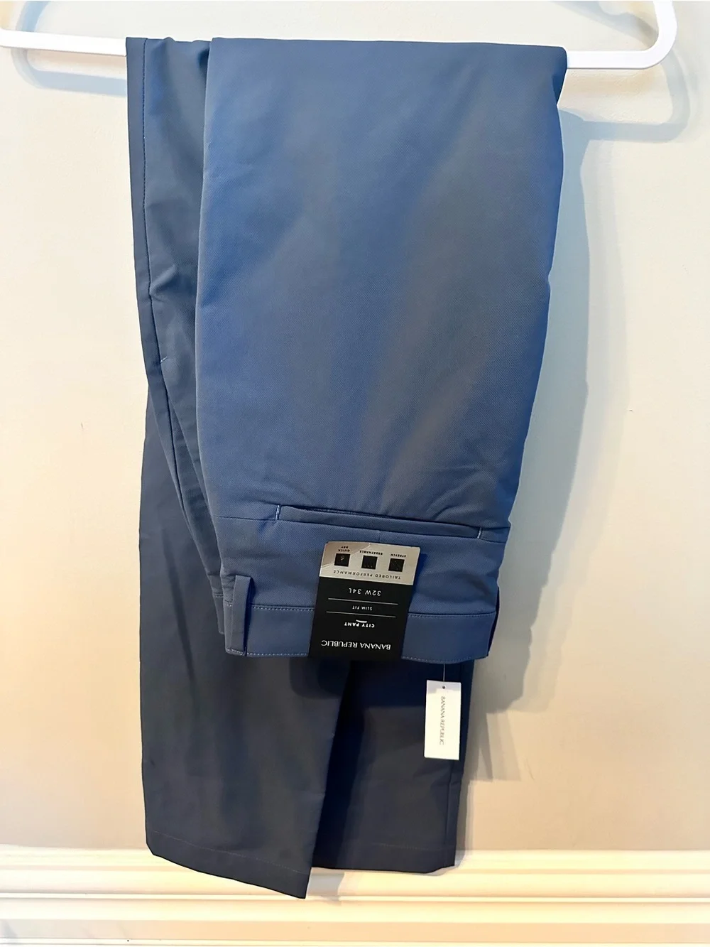 Banana Republic Men's Slate Blue Stretch Dress Pants